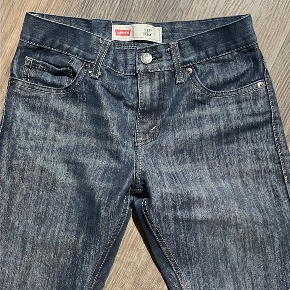 Women’s Levi’s 511 Pattern Slim Fit Jeans Sz 27 - Picture 2 of 6